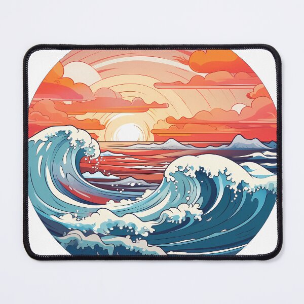 Item preview, Sunset by the Sea designed and sold by ArtMotionFlow.