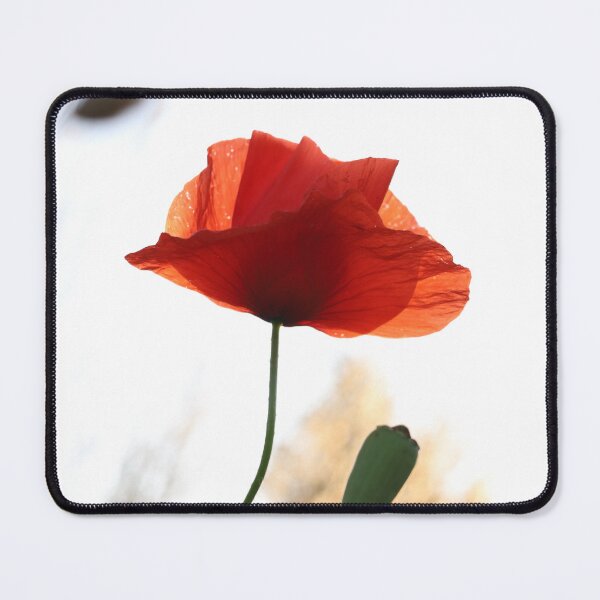Item preview, Elegant red poppy flower floral print designed and sold by Kate1art.