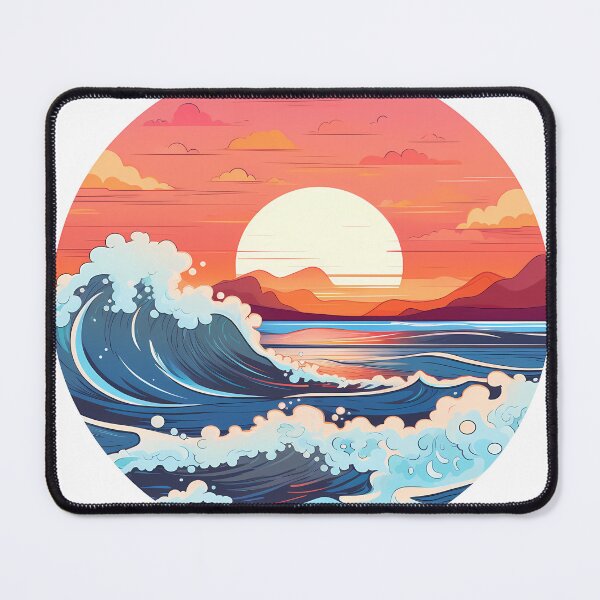 Item preview, Sunset by the Sea designed and sold by ArtMotionFlow.