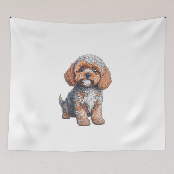Aperçu de l'œuvre Cavoodle Cavapoo Chien II créée et vendue par SpacePingoo.