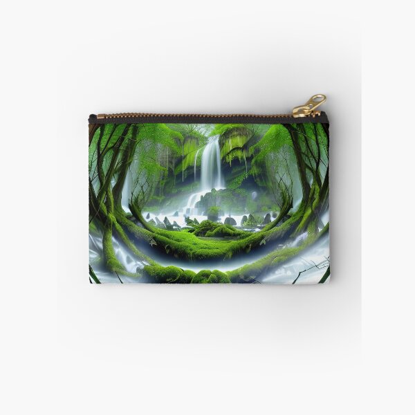 Item preview, A beautiful lush Fairycore Elf forest. designed and sold by PixieDustAIArt.