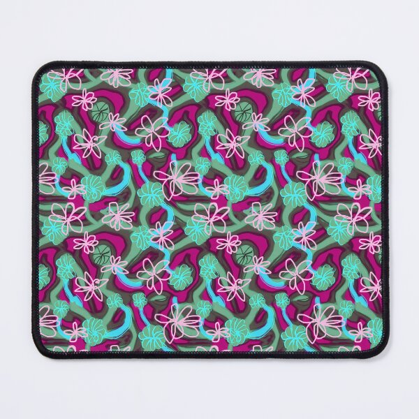 Item preview, Kids drawing floral and stripes designed and sold by Alessandro Remo Mazzoni Remotextiles.