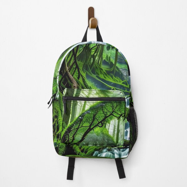 Item preview, A beautiful lush Fairycore Elf forest. designed and sold by PixieDustAIArt.