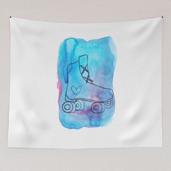 Item preview, Watercolor Rollerskate  designed and sold by SaradaBoru.