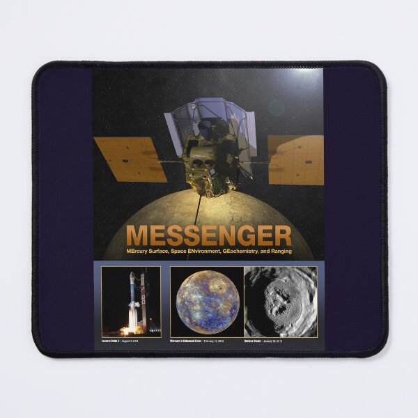 Item preview, MESSENGER mission overview poster designed and sold by SolidEarthArt.