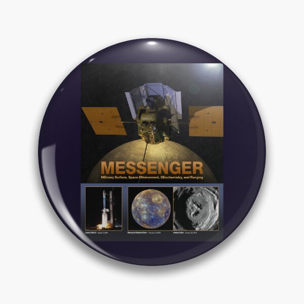 Item preview, MESSENGER mission overview poster designed and sold by SolidEarthArt.
