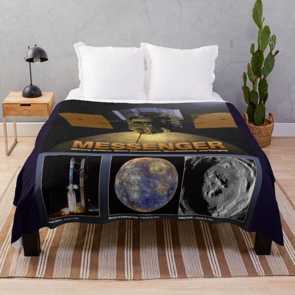 Item preview, MESSENGER mission overview poster designed and sold by SolidEarthArt.
