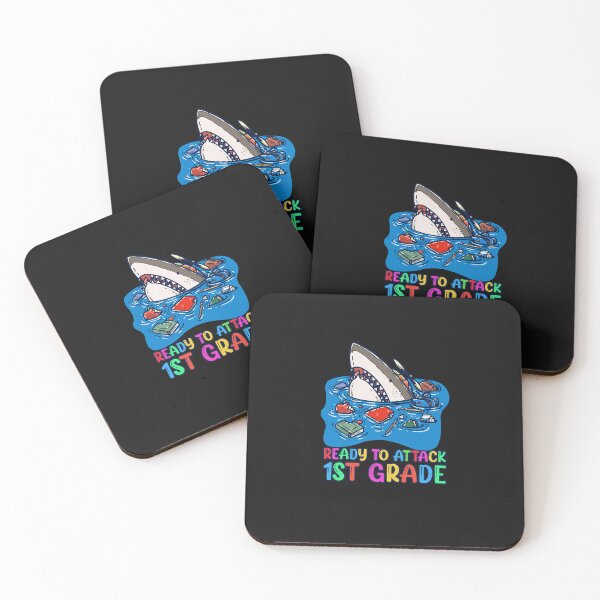 Item preview, Ready To Attack 1St Grade Shark First Day Of First Grade Kid  designed and sold by GilbertBisson.