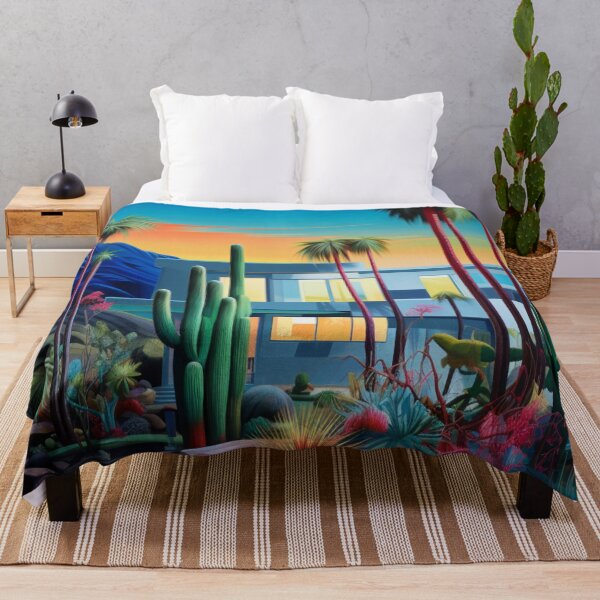 Item preview, Desert Solitude: Abstract Pop Art Homestead designed and sold by Moisky Art.