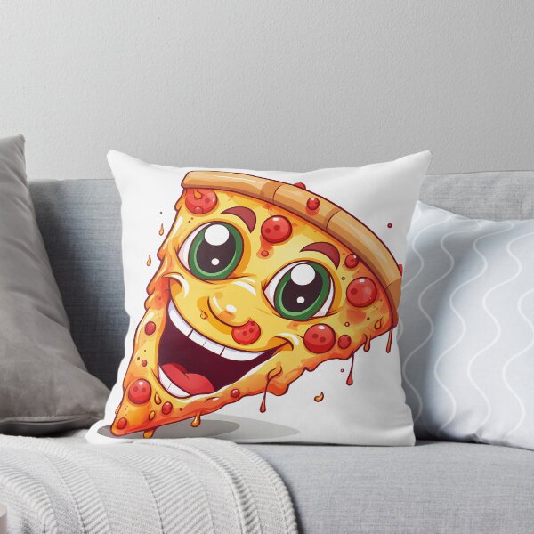 Item preview, Smiling Pizza Head designed and sold by ArtMotionFlow.