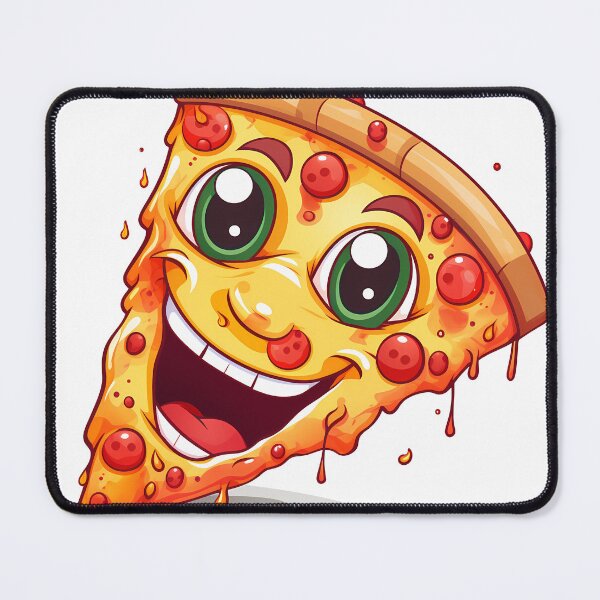 Item preview, Smiling Pizza Head designed and sold by ArtMotionFlow.