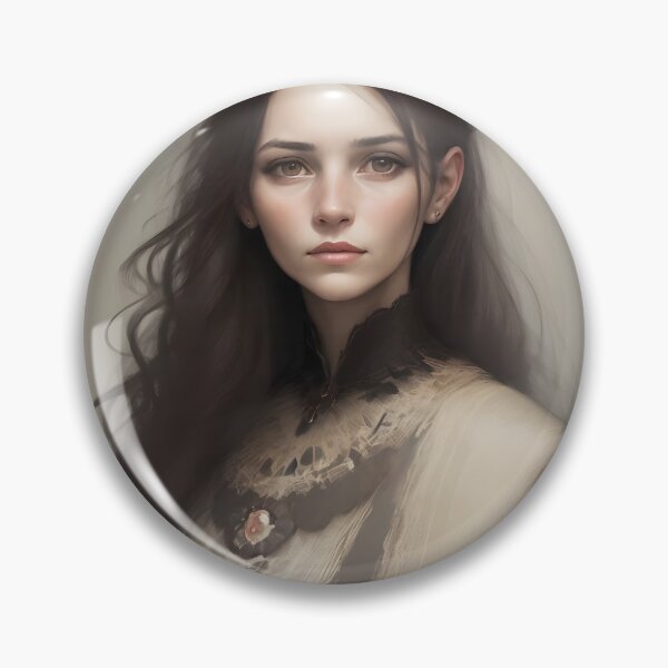 Item preview, dark haired woman designed and sold by Jambonfromage.
