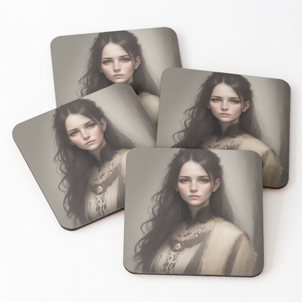 Item preview, dark haired woman designed and sold by Jambonfromage.