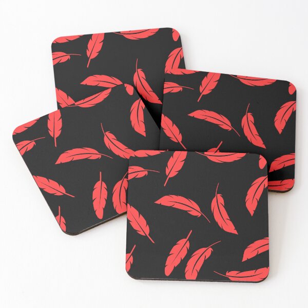 Item preview, Long Feather Pattern Red designed and sold by Cactus202.