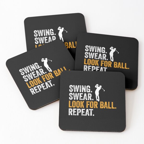Item preview, Swing Swear Look for Ball Repeat Funny Golf designed and sold by stareongroup.