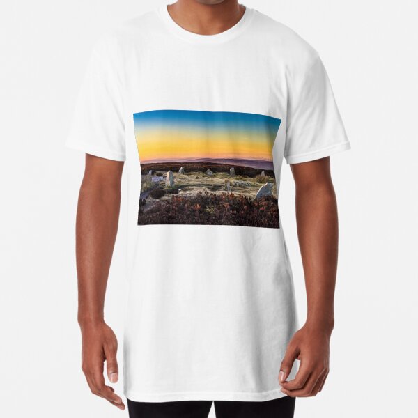 The Twelve Apostles Stone Circle on Rombalds moor Long T-Shirt