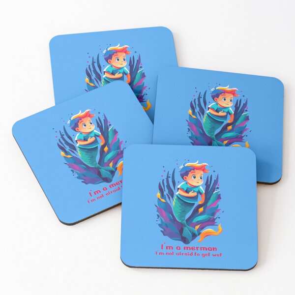 Item preview, I'm a merman, I'm not afraid to get wet designed and sold by IcalsaidArt.
