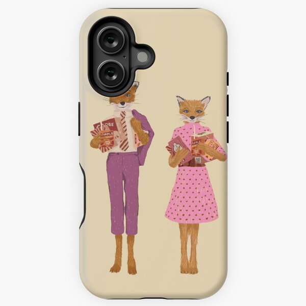Vista previa del artículo con la obra «Fantástico Sr. zorro y Sra. Zorro - Rosa», diseñado y vendido por VINU-DESIGNS.