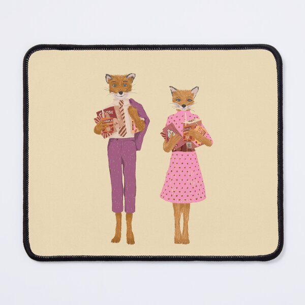 Item preview, Fantastic Mr. fox and Mrs. Fox - Pink designed and sold by VINU-DESIGNS.