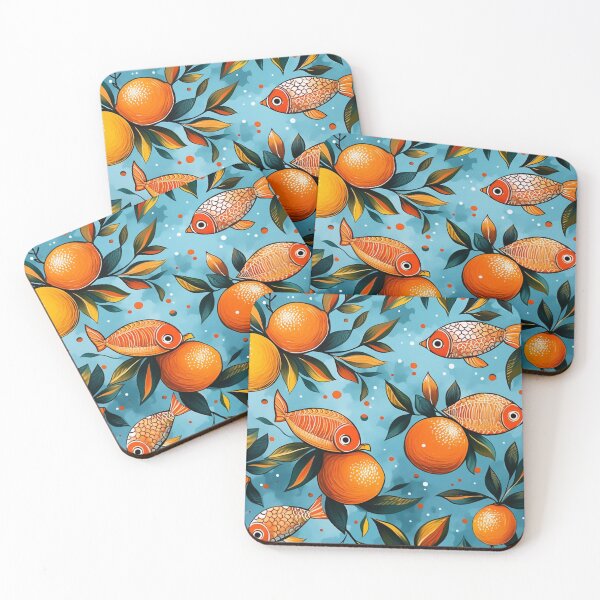 Item preview, ORANGES & FISH designed and sold by HUNZINATOR.