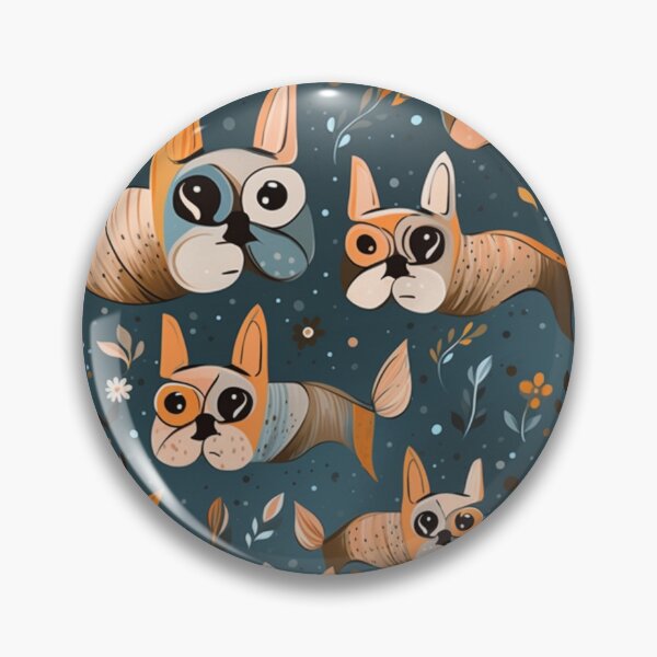 Item preview, FRENCH BULLDOG FISH designed and sold by HUNZINATOR.
