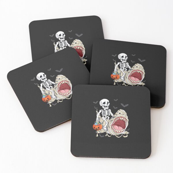 Item preview, Skeleton Riding Mummy Shark Funny Halloween Pumpkin Kids  designed and sold by OnfroiBeaulac.