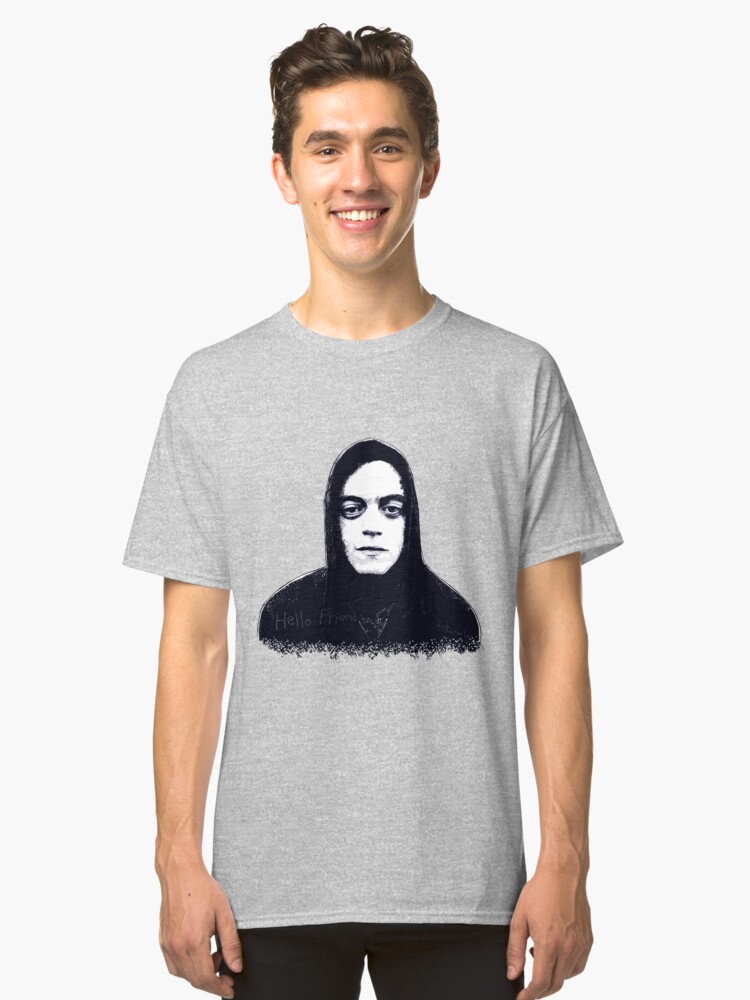 Alternate view of Hello Friend. Classic T-Shirt