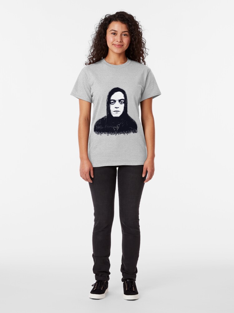 Alternate view of Hello Friend. Classic T-Shirt