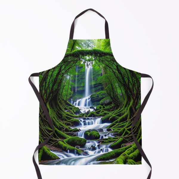Item preview, A beautiful lush Fairycore Elf forest. designed and sold by PixieDustAIArt.