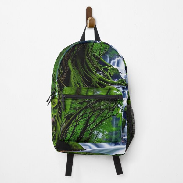Item preview, A beautiful lush Fairycore Elf forest. designed and sold by PixieDustAIArt.