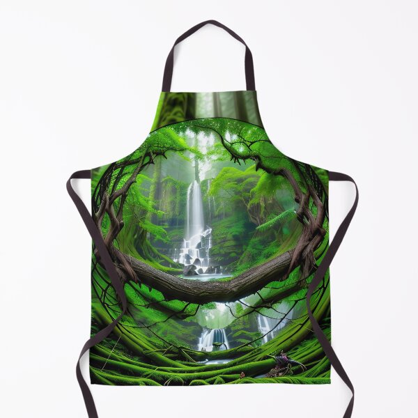 Item preview, A beautiful lush Fairycore Elf forest. designed and sold by PixieDustAIArt.