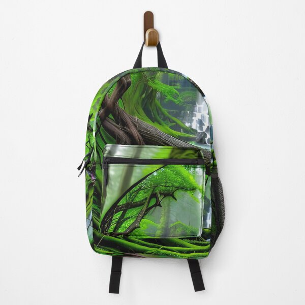 Item preview, A beautiful lush Fairycore Elf forest. designed and sold by PixieDustAIArt.