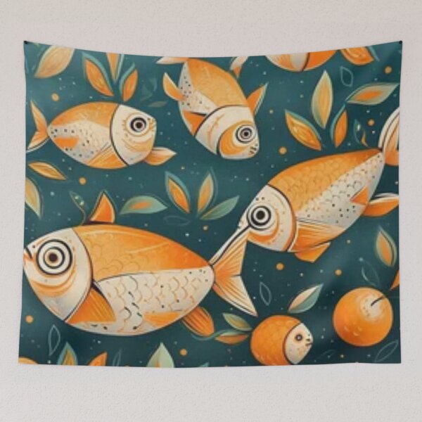 Item preview, ORANGES & FISH designed and sold by HUNZINATOR.