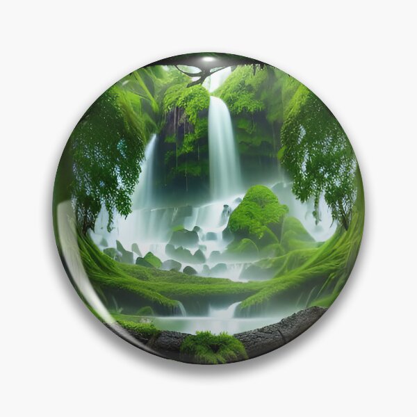 Item preview, A beautiful lush Fairycore Elf forest. designed and sold by PixieDustAIArt.