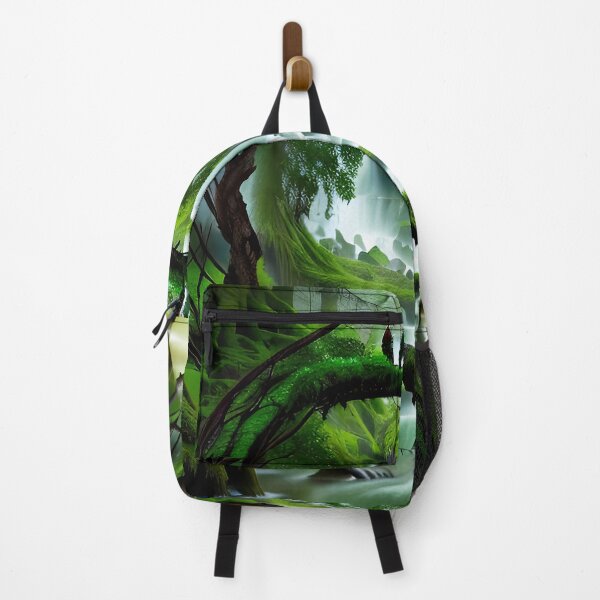 Item preview, A beautiful lush Fairycore Elf forest. designed and sold by PixieDustAIArt.