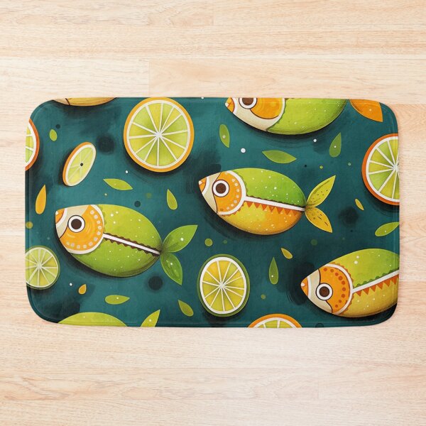 Item preview, LIMES & FISH designed and sold by HUNZINATOR.