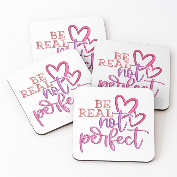 Item preview, Be real not perfect  designed and sold by DesignCosmos.
