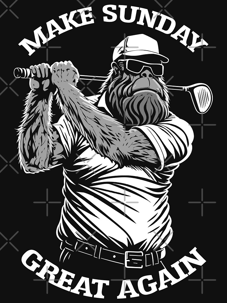  Bigfoot Golf! Funny Sasquatch Playing Golfing Player