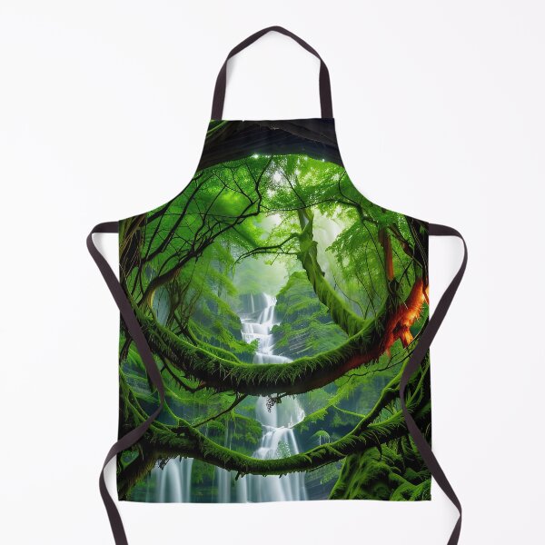 Item preview, A beautiful lush Fairycore Elf forest. designed and sold by PixieDustAIArt.