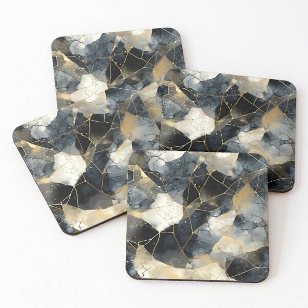 Item preview, Plein air, black and gold cracked 2 designed and sold by obstinator.