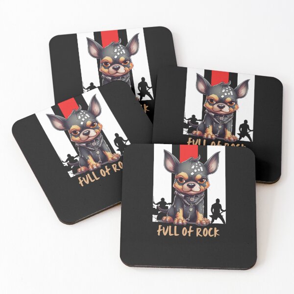 Item preview, Black Doggy Full of Rock to Celebrate International Dog Day designed and sold by T1337.