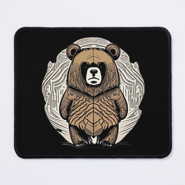 Item preview, Grumpy Tribal Bear designed and sold by Design-Trove.
