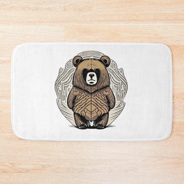 Item preview, Grumpy Tribal Bear designed and sold by Design-Trove.