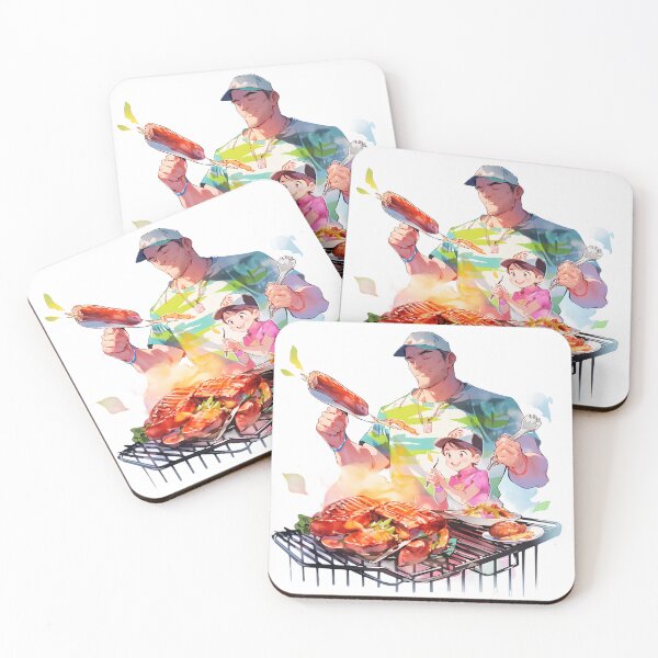 Item preview, Father Day Grillmaster Young Fathers Grilling BBQ Dad and Son Family Grill Master Time King Season designed and sold by MartynGrey.
