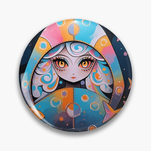 Item preview, "Girl & Fish Fantasy" designed and sold by HUNZINATOR.