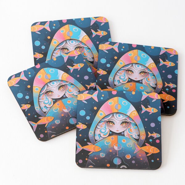 Item preview, "Girl & Fish Fantasy" designed and sold by HUNZINATOR.
