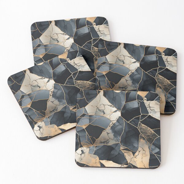 Item preview, Plein air, black and gold cracked 5 designed and sold by obstinator.