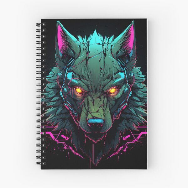 Item preview, Cyberpunk Wolf - Sci-Fi Artwork designed and sold by DW3WD.