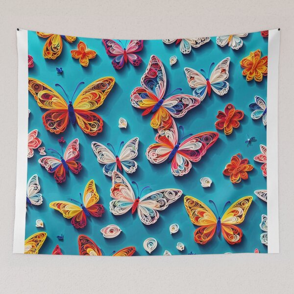 Aperçu de l'œuvre Motif de papillons colorés créée et vendue par JapKo.