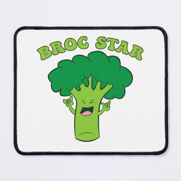 Item preview, BROC STAR | Cute Broccoli Pun | Funny Broccoli | Broc N Roll designed and sold by Christina-grich.